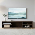 AMMAN 180cm 6 Feet TV Cabinet-Walnut - Image 5