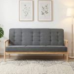 SOMERSET 3 Seater Solid Wood Sofa-Natural