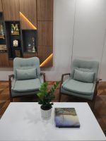 SPENCER Lounge Chair With Foot Stool-Aquamarine - Image 16