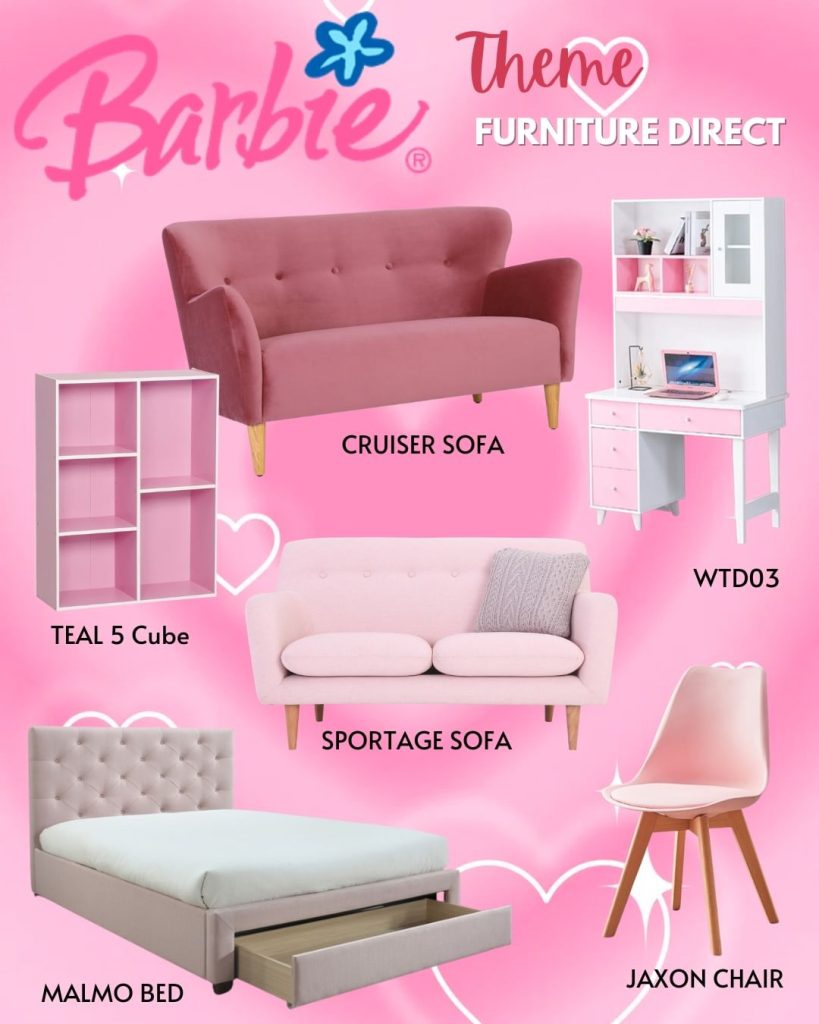 BARBIE Theme furniture collection from furniture direct