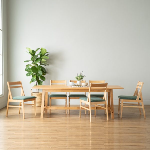 BLANC 8 Seater Dining Set-Natural