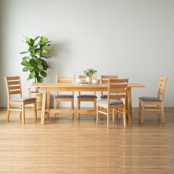 GENO 8 Seater Dining Set-Natural