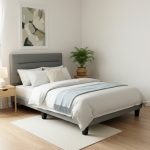 MORGAN Super Single Bed Frame-Grey