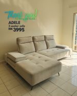 [Custom Made] ADELE 3 Seater Push Back L Shaped Sofa - Image 11