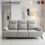 CUSTOM MADE-PHOEBE 3 Seater Push Back Sofa- Anti Cat Scratch Fabric