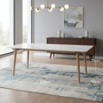 KOBE 200x90CM Ceramic Top Table-Natural - Image 4