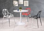 TULIP D80CM Round Dining Table-White - Image 2