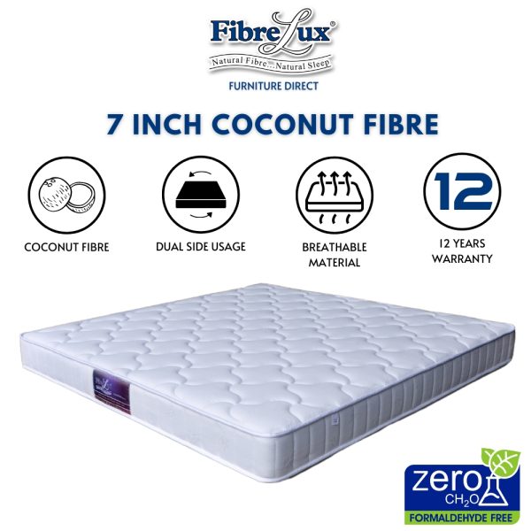 Fibrelux Valentine 7″ Coconut Fibre Mattress-4 Sizes