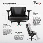 TMAX XL-2070 Gaming Chair- 3 Colors - Image 4