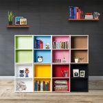 MANDY 2 Tier Storage Cube Cabinet-5 colors - Image 2