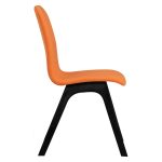 AVA Designer Dining Chair-Orange - Image 3