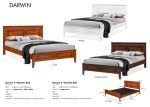 EDWIN Full Solid Wood Queen Bed Frame-Capuccinno - Image 6