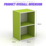 MANDY 2 Tier Storage Cube Cabinet-5 colors - Image 5