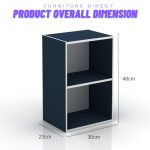 MANDY 2 Tier Storage Cube Cabinet-5 colors - Image 6