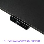 EVIS 120x60CM Adjustable Standing Smart Desk Lite-Black - Image 2