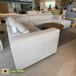 CUSTOM MADE-DYLAN 6 Seater Easy Clean Fabric Corner Sofa - Image 11