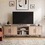 NAOMI 160cm 4 Door TV Cabinet-Ebonnese