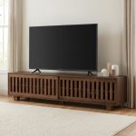 TOSHIKO 180CM Sliding Door TV Cabinet-Cocoa
