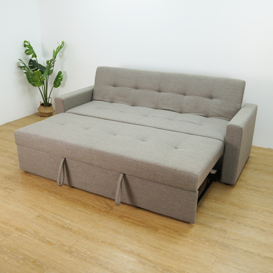 WILLIS 3 Seater King Size Sofa BedStone