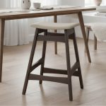BENSON 23" Counter Bar Stool-Chestnut