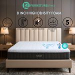 POLARÉ CLOUD 9 inch HD Foam With Arctic Cool Fabric Mattress-4 Sizes - Image 4