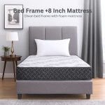 [Package] MANADO Single Size Bed With 8" Foam Mattress