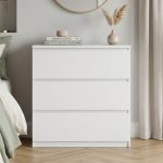 VESTA Premium Grade 3 Drawer Chest-White