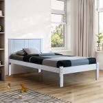ETHAN Single Bed Frame-White - Image 5