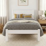 ETHAN Single Bed Frame-White