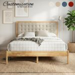 [Custom Made] HIROSHIMA Solid Wood Bed Frame-2 Sizes