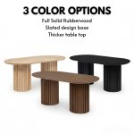 KAROL 180cm Oval Shaped Wooden Dining Table-3 colors - Image 6