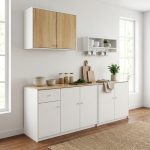 [Package] LUNA 4 in 1 Melamine Kitchen Cabinet Package-White - Image 14