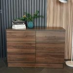 MARIE 6 Drawer Chest-Walnut - Image 4