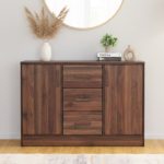 MARIE 120cm 2 Door 3 Drawers Sideboard-Walnut