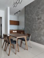 NAIDA 4 Seater Dining Set-Walnut - Image 11