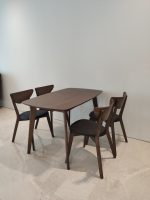 NAIDA 4 Seater Dining Set-Walnut - Image 12
