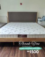CUSTOM MADE-OSAKA Solid Wood Bed Frame-2 Sizes - Image 7