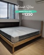 CUSTOM MADE-OSAKA Solid Wood Bed Frame-2 Sizes - Image 12