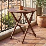 TIMBERFOLD D70cm Outdoor Folding Table-Mahogany