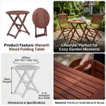 [Package] TIMBERFOLD 1+2 Foldable Outdoor Set-Teak Oil - Image 3