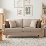 NEXUS 3 Seater Sofa-Stone