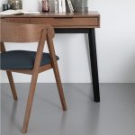 CARTER Wooden Arm Dining Chair-Navy - Image 7