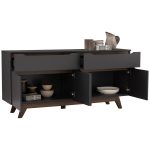 MARIAN 160CM Sideboard-Grey - Image 3