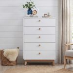 ADEN 5 Drawer Chest-White