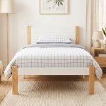 ALICE Single Bed Frame-White