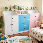 AUDREY 4 Door Children Wardrobe-White - Image 14