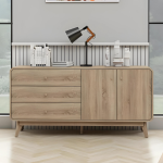 GALINA 3 Drawer 2 Door Sideboard-Oak - Image 2