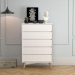TIVOLI 5 Drawer Chest-White - Image 2