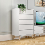 TIVOLI 5 Drawer Chest-White - Image 3