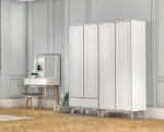 TIVOLI 2 Door Shelves Storage Wardrobe-White - Image 3
